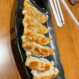 Gyoza was soft &amp; crunchy! So good.