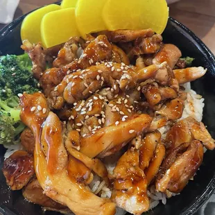 Bbq chicken bowl
