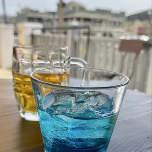 Draft beer &amp; soju cocktail