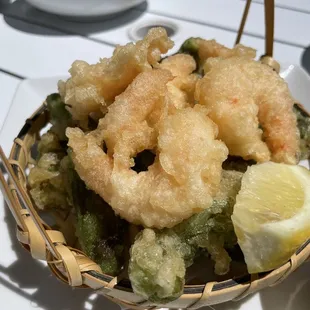 Shishito and Rock Shrimp Tempura