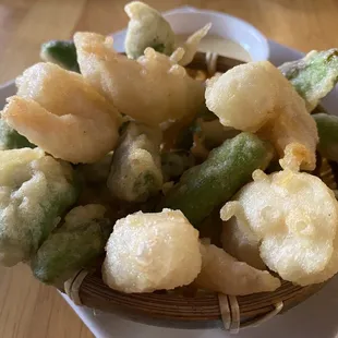 Shishito and Rock Shrimp Tempura