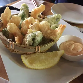 Shishito and Rock Shrimp Tempura