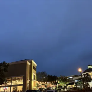 outside