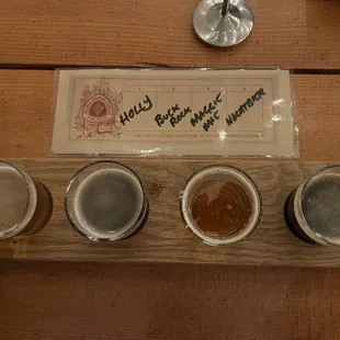 Beer flight