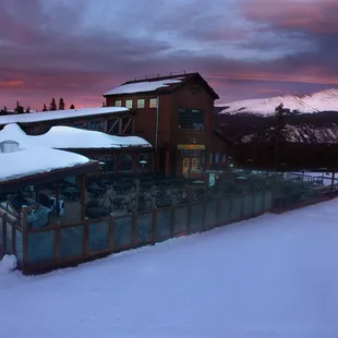 Sunset at Ten Mile Station