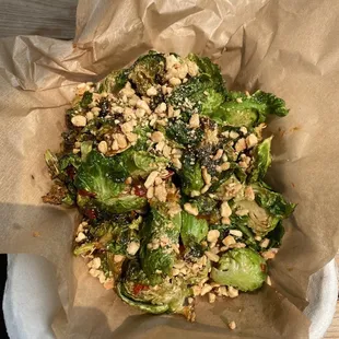 Brussel sprouts appetizer