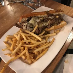 steak, food