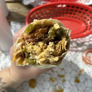 Beach Road Burrito, very filling