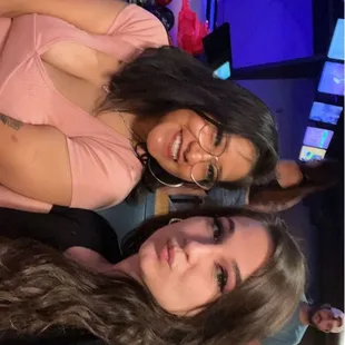 Cool seating in background