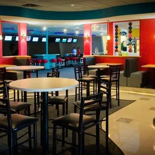 Just steps from the lanes is our completely remodeled bar. A nice spot to meet before or after a game.