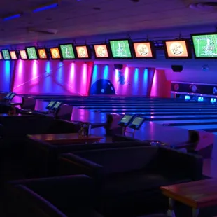 Latenight: Laneside - out new latenight bowling experience. 21 &amp; over only. Late night menu and more!