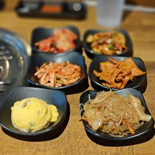 Generous side dishes