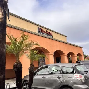outside