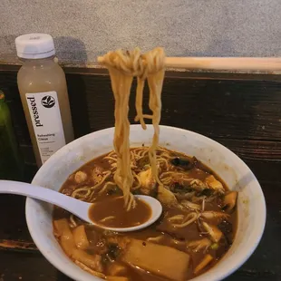 Spicy Lobster Ramen pull