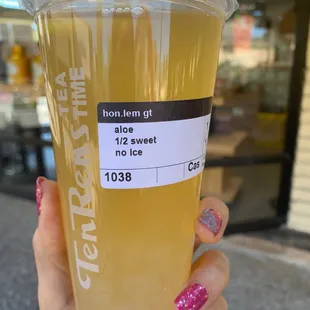 Honey Lemon Green Tea