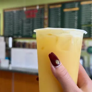 Passion Fruit Milk Tea