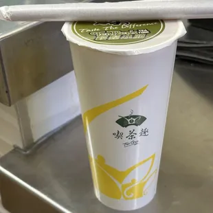 Pu'erh milk tea is a must