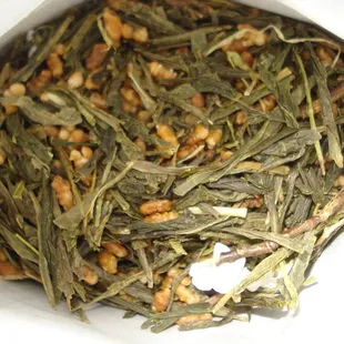 tea leaves, toasted rice, popcorn...TEA