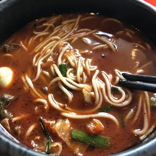 Sour and Spicy Beef Soup