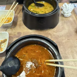 R13. Spicy Pork Chop Soup with Rice Noodles