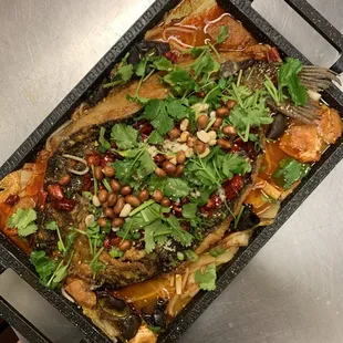 grilled seafood, grilled fish, seafood, fish, food
