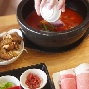 Hotpot beef tripe