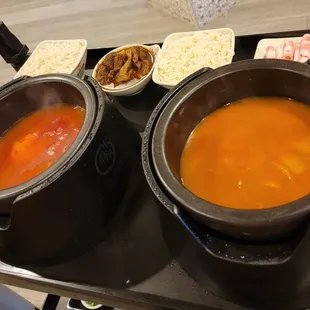 Kimchi Soup Broth&amp; Tomato Soup Broth