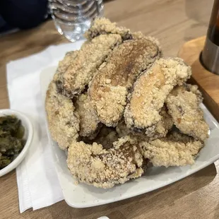 Fried Shiitake Mushrooms