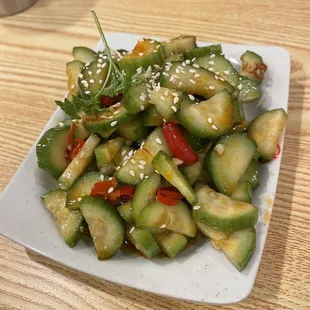 Spicy &amp; sour cucumber