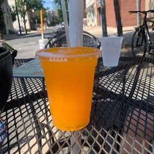 Mango adult slushie