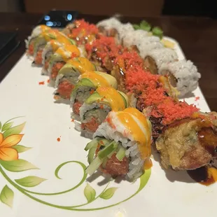 Maple Grove Roll, BMW Roll, Philadelphia Roll