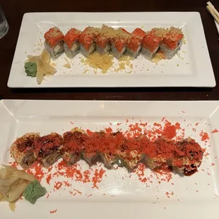 Ten Sushi Roll and American Favorite Roll
