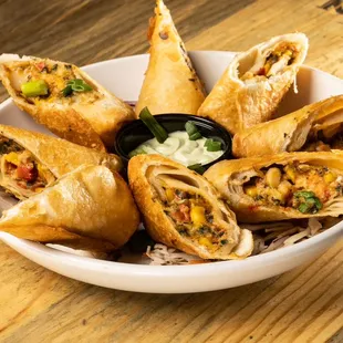 Chicken Santa Fe Egg Rolls