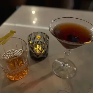 Ten Ten Tap Room, June 30, 2023 - Sazerac and Manhattan