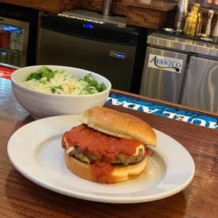Meatball burger special