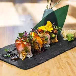 sushi and sashimi, food