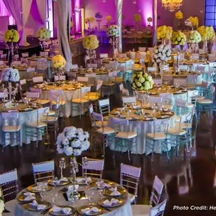 Decor Included at 1010 Collins Arlington TX Wedding Reception Venue
