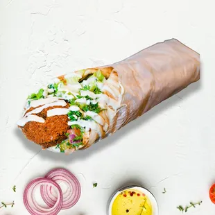 Falafel Pita Wrap