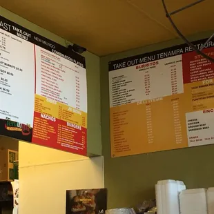 Take Out Menu 12/27/2017