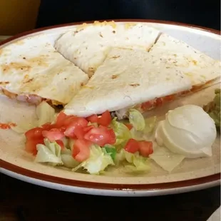 Shrimp Quesadilla (appetizer)