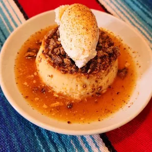 Pecan Flan