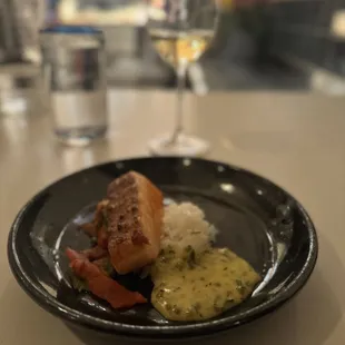 Salmon course - A little too raw for me course #4