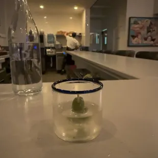 Classic dirty martini at the bar next door- delicious