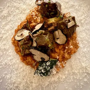 Risotto and short rib
