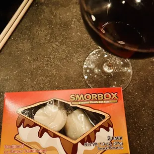 Complementary s'mores!