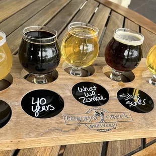 Beer flight