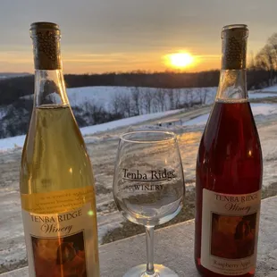 Some of the top selling sweet wines at Tenba Ridge Winery White Cranberry and Raspberry Apple.