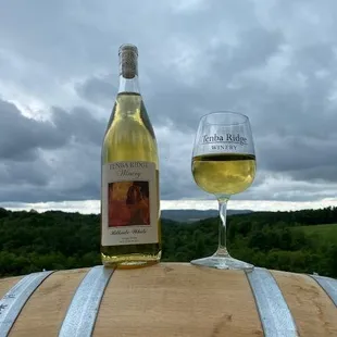 New dry wine: Hillside White.  Our first Chardonnay!