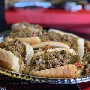 Chef Philly Cheesesteak eating contest