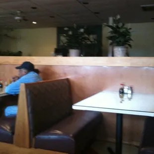 a man sitting at a table